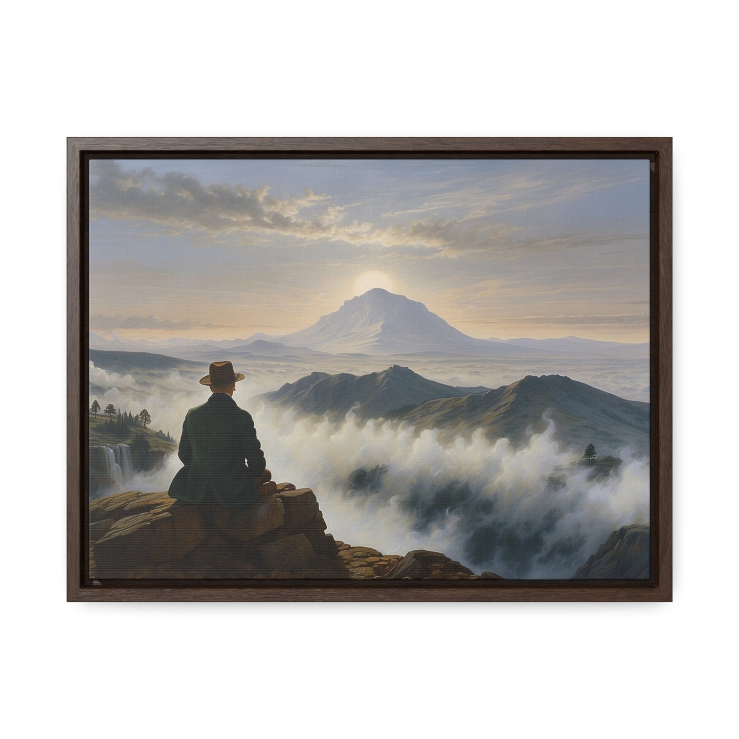 The Wanderer Canvas By Dean Louis (W. Frame).