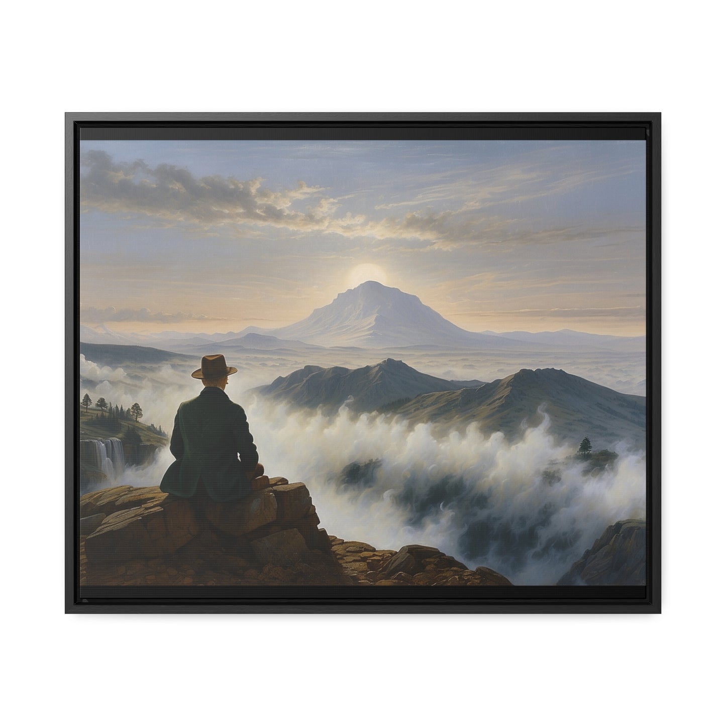 The Wanderer Canvas By Dean Louis (W. Frame).