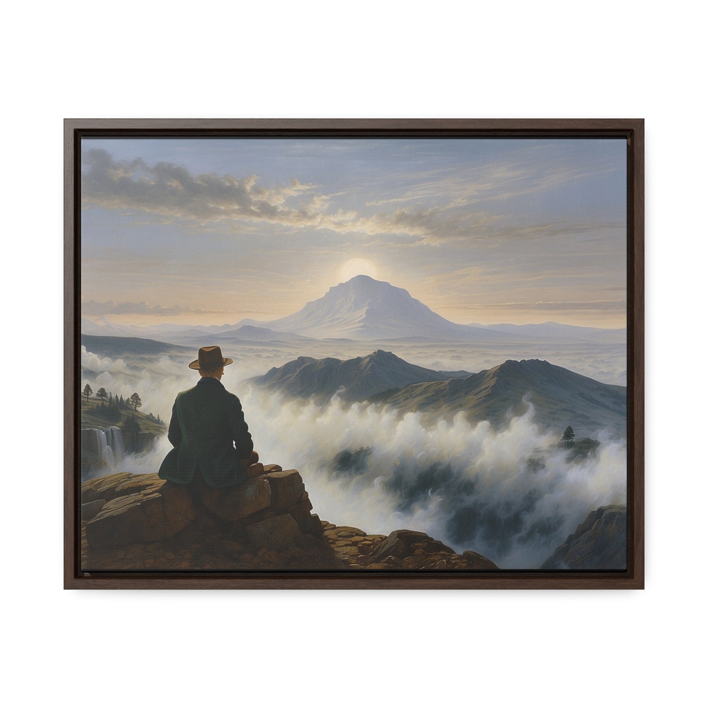 The Wanderer Canvas By Dean Louis (W. Frame).