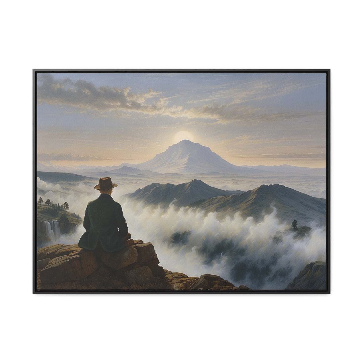 The Wanderer Canvas By Dean Louis (W. Frame).