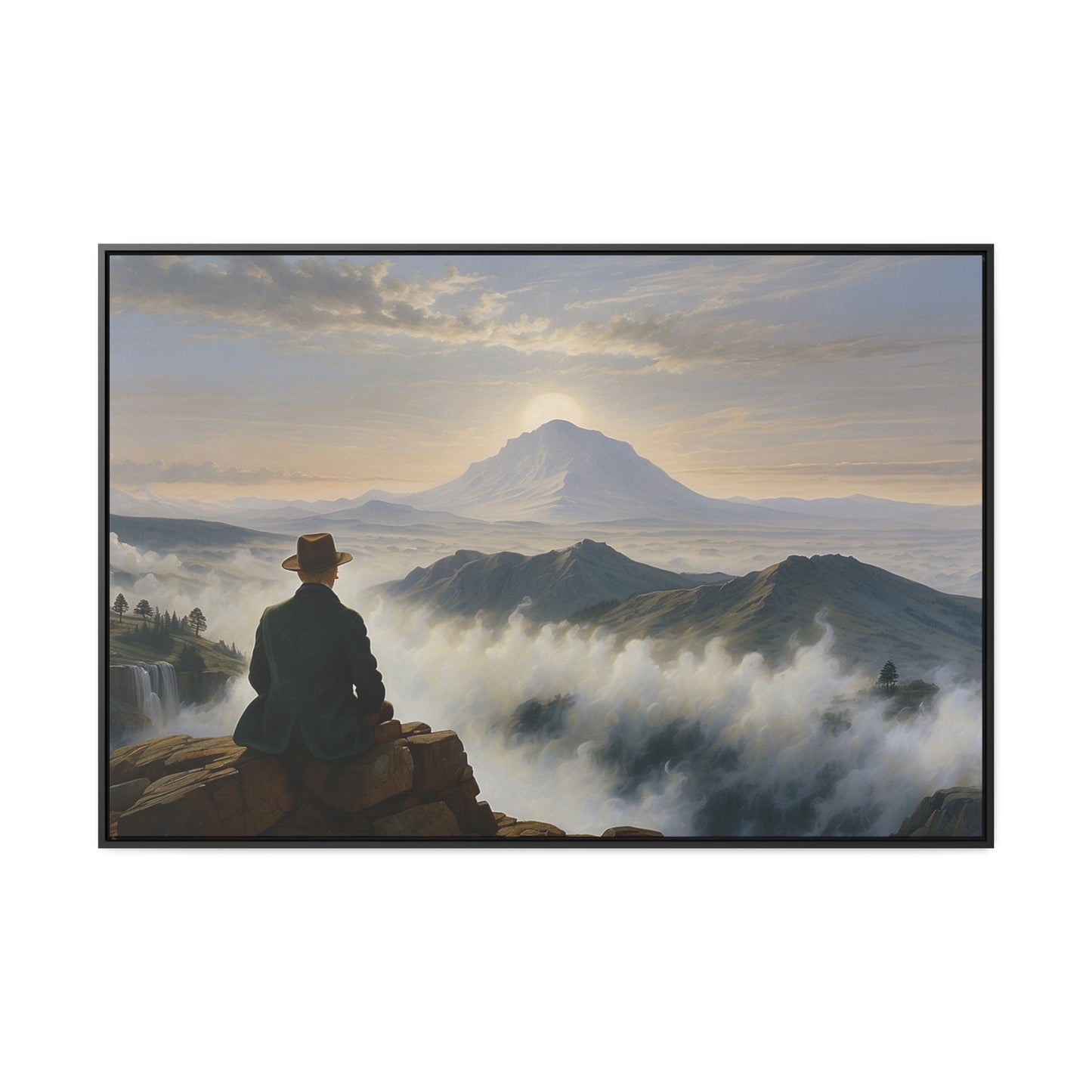 The Wanderer Canvas By Dean Louis (W. Frame).