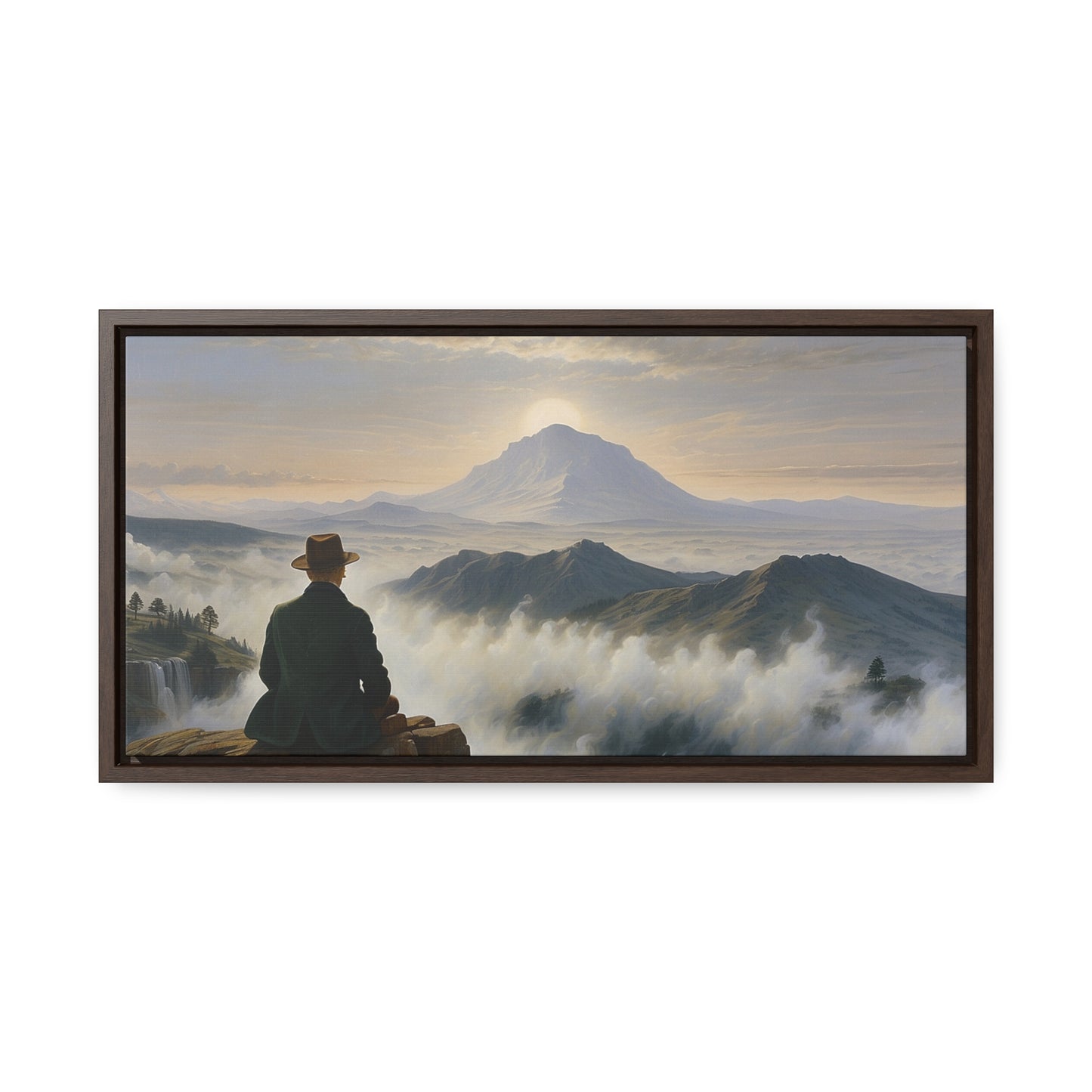 The Wanderer Canvas By Dean Louis (W. Frame).