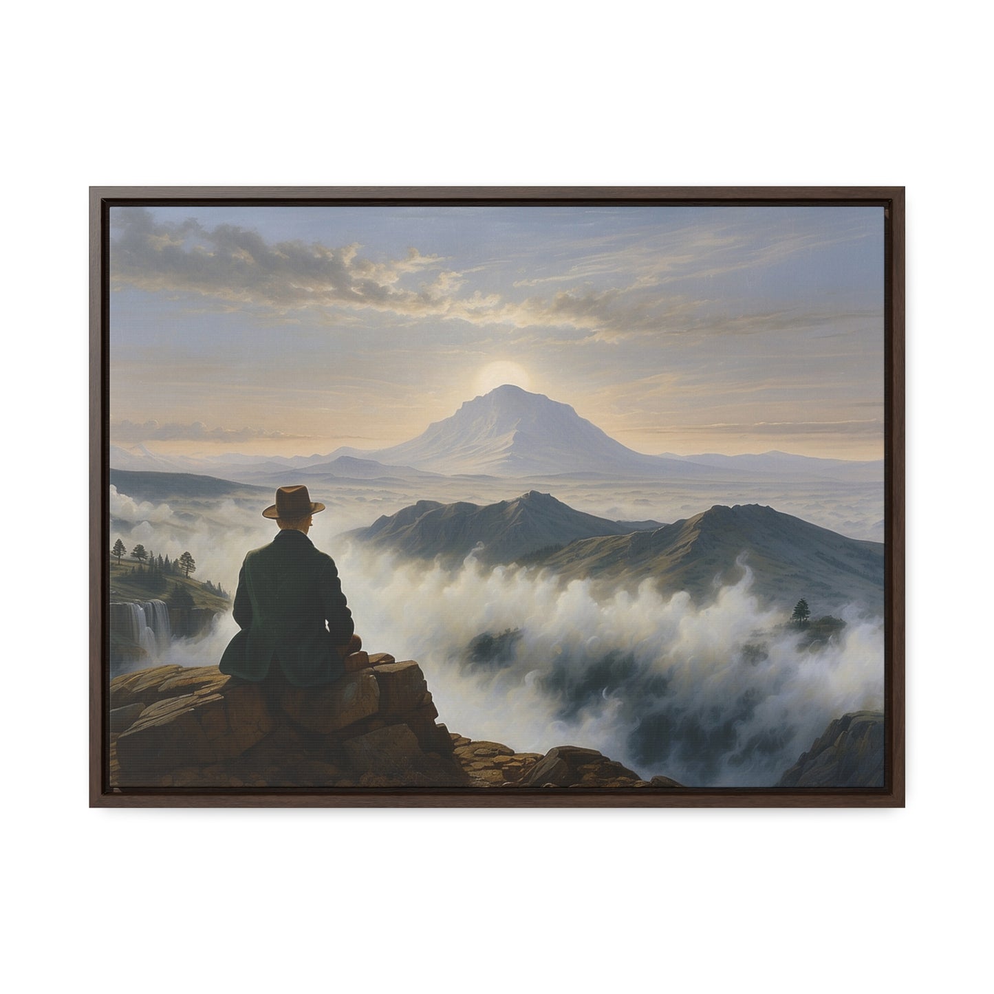The Wanderer Canvas By Dean Louis (W. Frame).