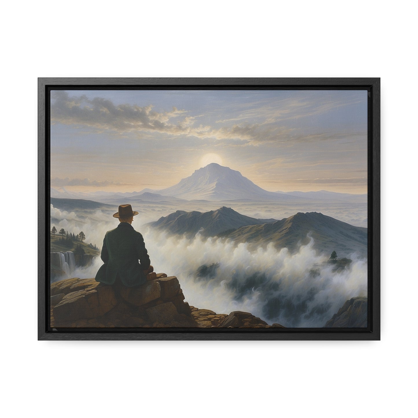 The Wanderer Canvas By Dean Louis (W. Frame).