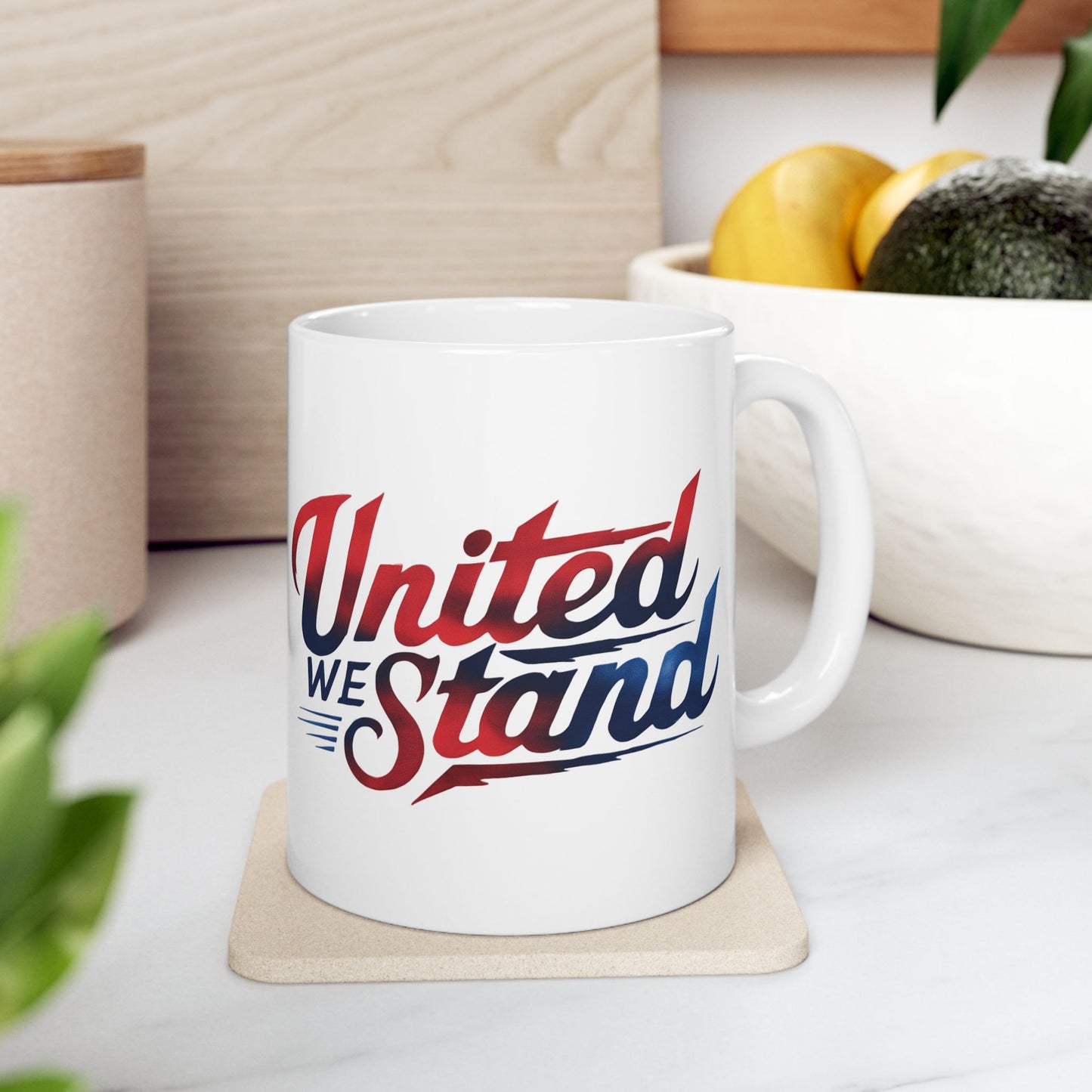 UNITED WE STAND Ceramic Mug, (11oz, 15oz)