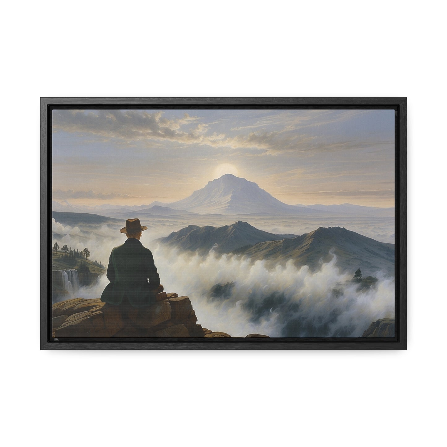 The Wanderer Canvas By Dean Louis (W. Frame).