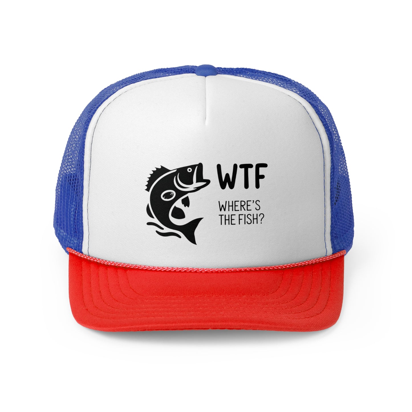 WTF Fishing Trucker Caps