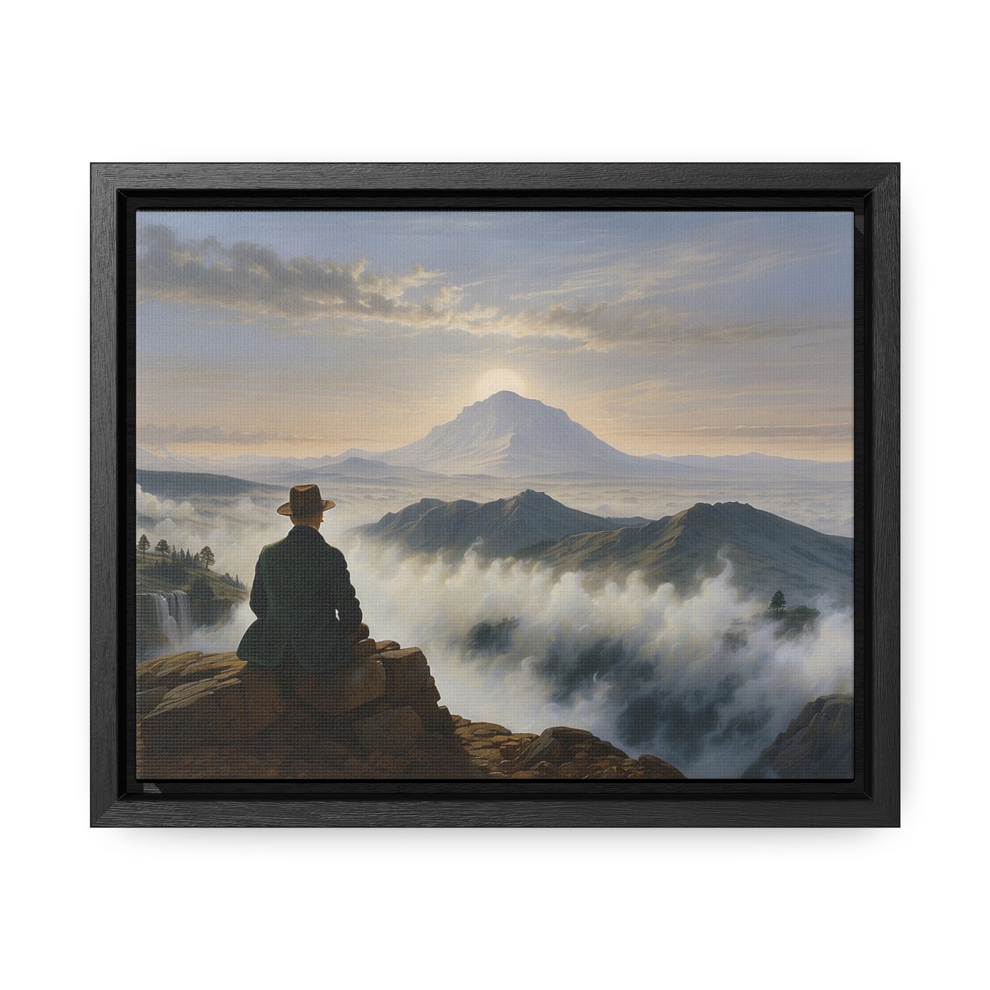 The Wanderer Canvas By Dean Louis (W. Frame).