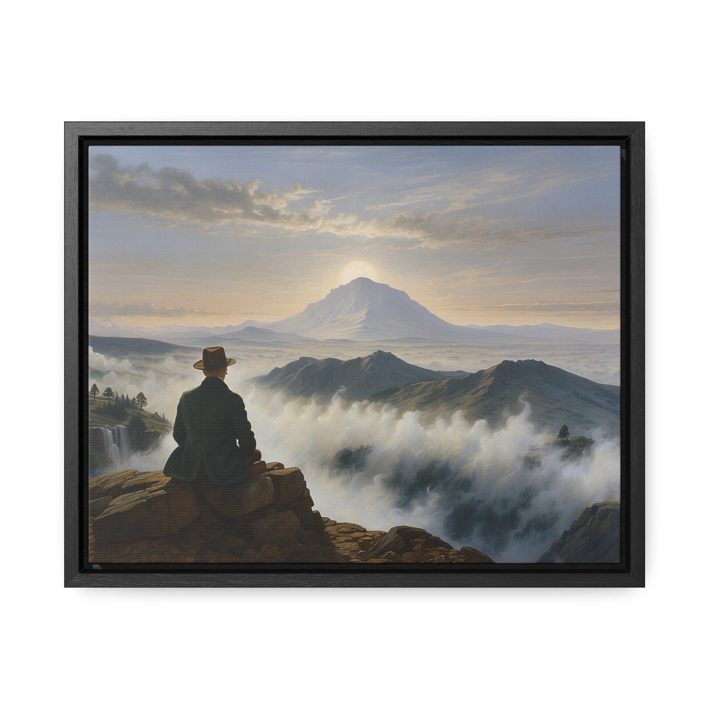 The Wanderer Canvas By Dean Louis (W. Frame).