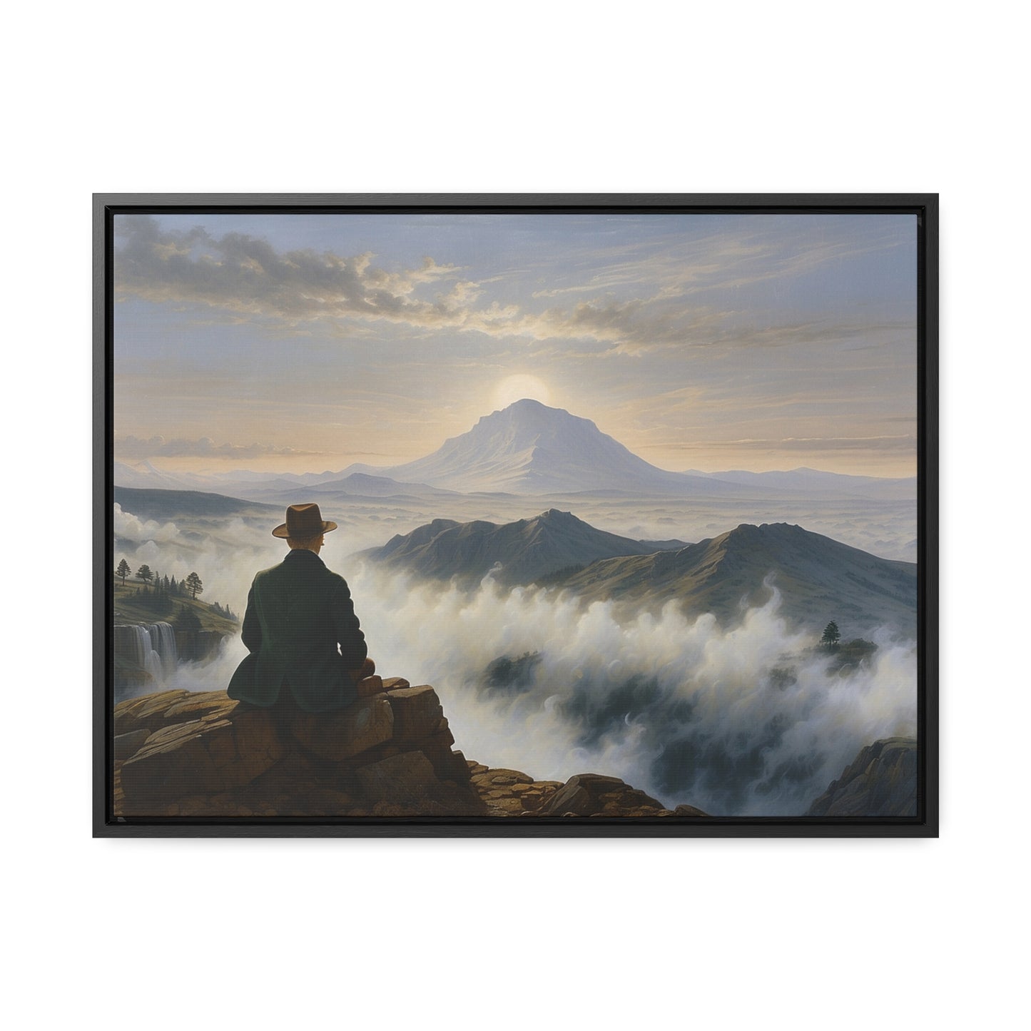 The Wanderer Canvas By Dean Louis (W. Frame).