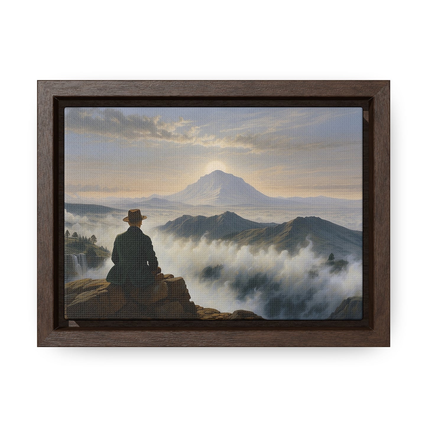 The Wanderer Canvas By Dean Louis (W. Frame).