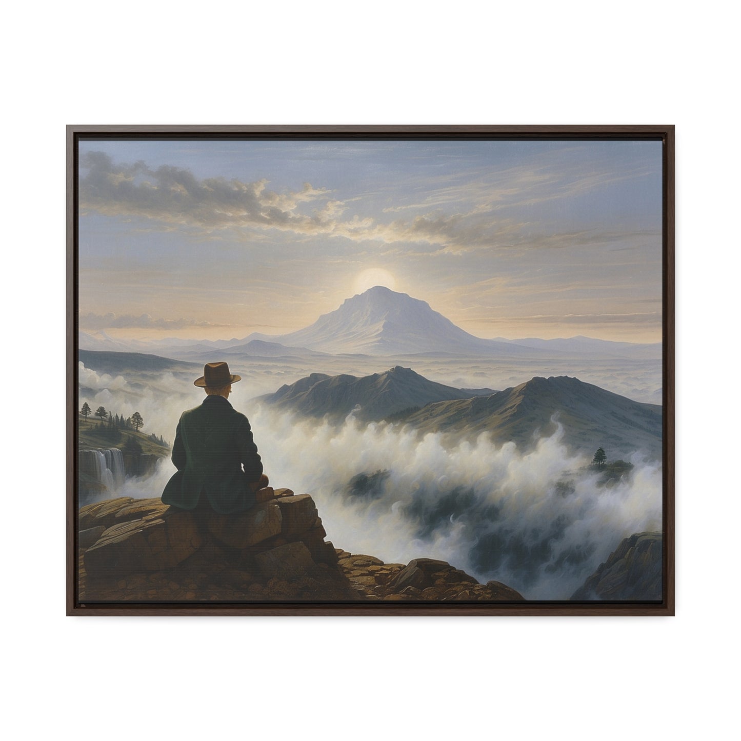 The Wanderer Canvas By Dean Louis (W. Frame).