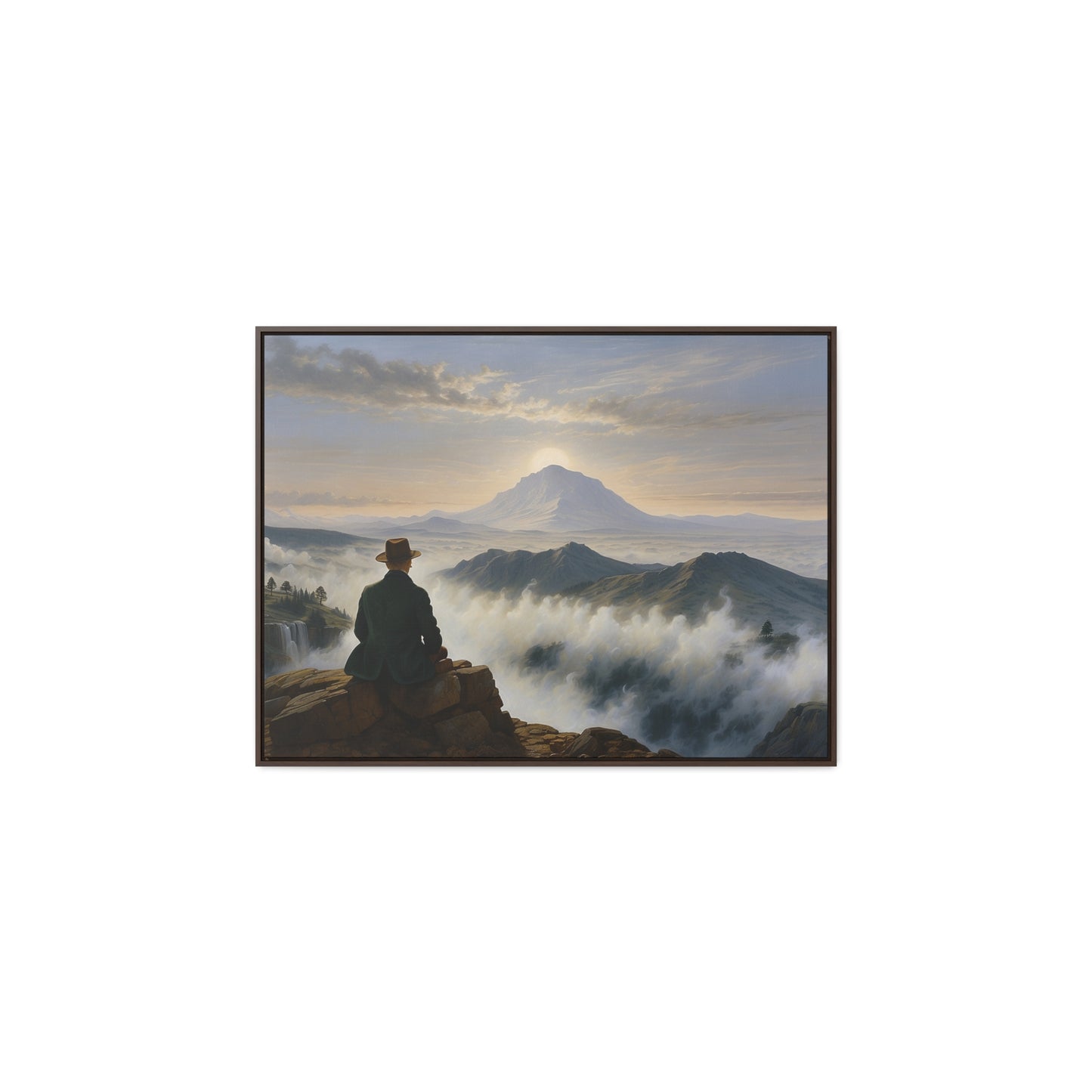 The Wanderer Canvas By Dean Louis (W. Frame).