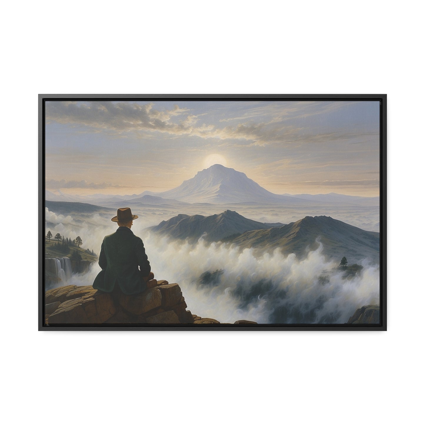 The Wanderer Canvas By Dean Louis (W. Frame).