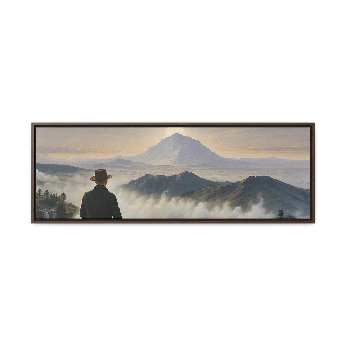The Wanderer Canvas By Dean Louis (W. Frame).