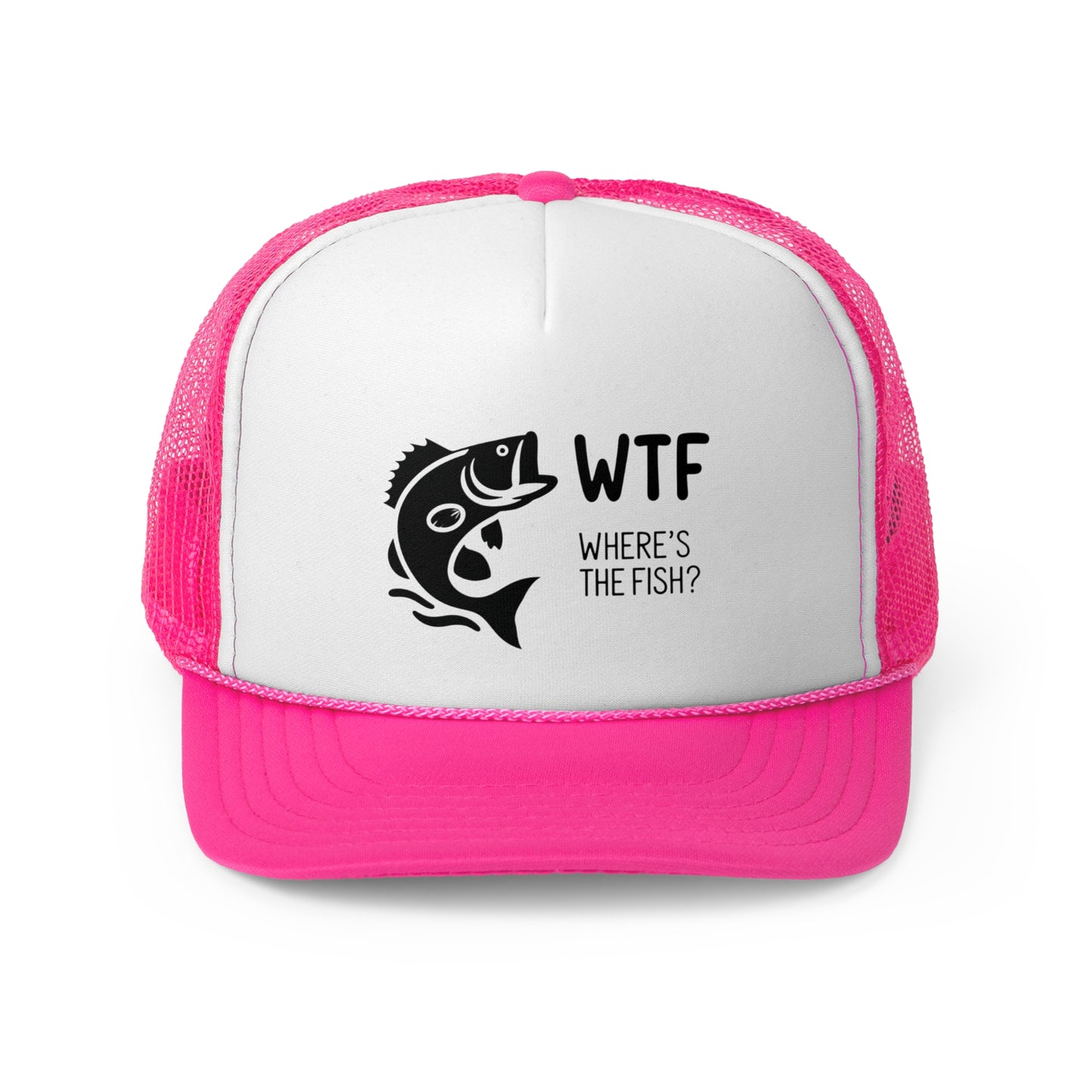 WTF Fishing Trucker Caps
