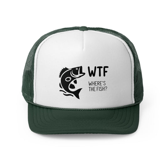 WTF Fishing Trucker Caps